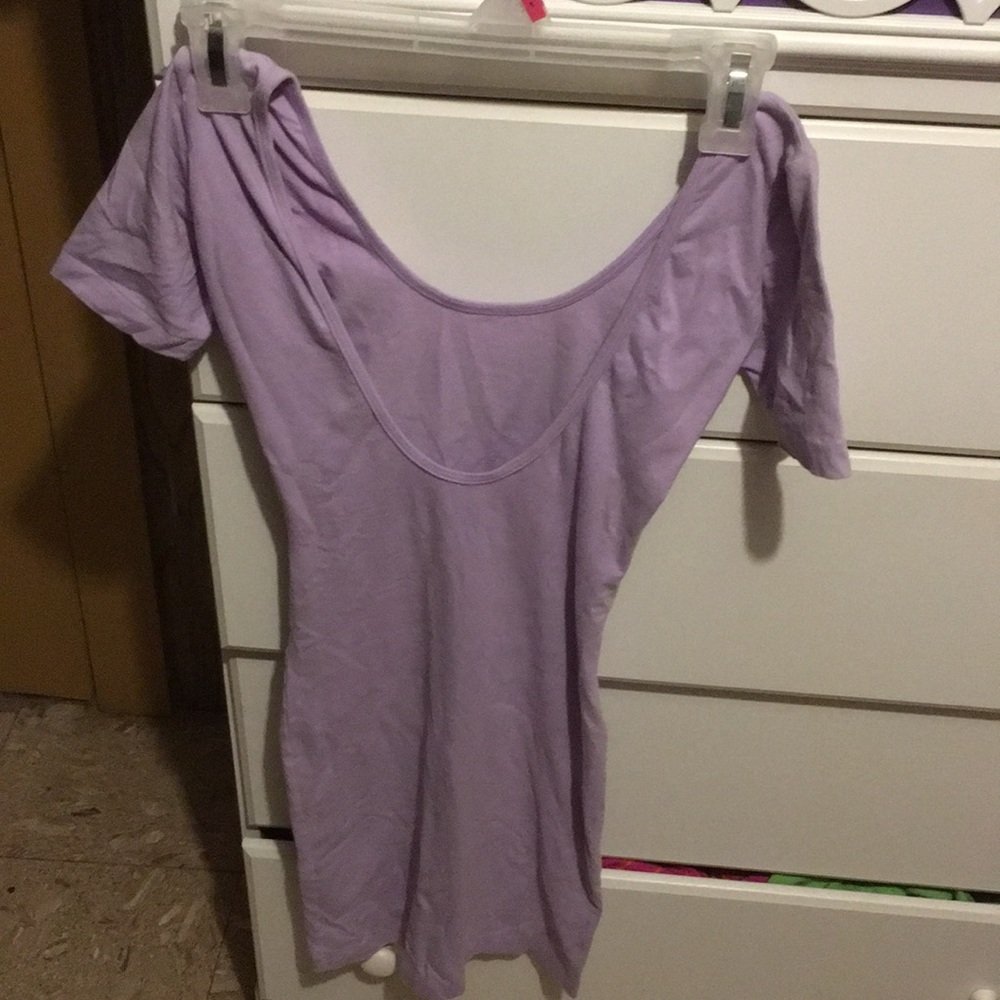 American Apparel Purple Dress